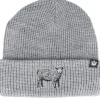 Cuff Beanies | Knitted Beanies-Goorin Bros. Ribbed Sheep Classic Knits Icon Embroidery Grey Cuff -