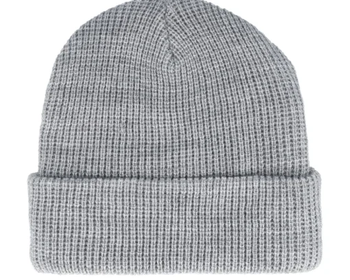 Cuff Beanies | Knitted Beanies-Goorin Bros. Ribbed Sheep Classic Knits Icon Embroidery Grey Cuff -