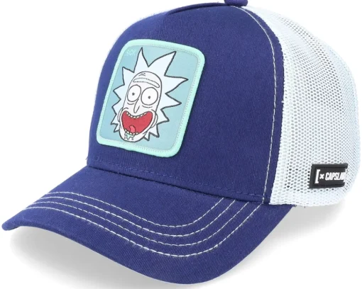 Clearance Capslab Rick & Morty Blue Trucker -