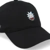 Hot Capslab Rick & Morty Rick Black Dad Cap -