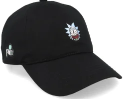 Hot Capslab Rick & Morty Rick Black Dad Cap -