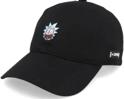 Hot Capslab Rick & Morty Rick Black Dad Cap -