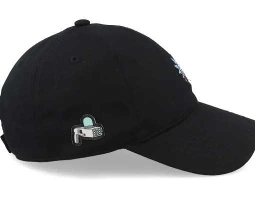 Hot Capslab Rick & Morty Rick Black Dad Cap -