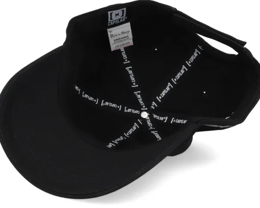 Hot Capslab Rick & Morty Rick Black Dad Cap -