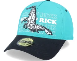 Sale Difuzed Rick & Morty Shrimp Teal/Black Adjustable -