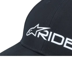 Motor-Alpinestars Ride 3.0 Hat /White Adjustable - Black