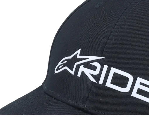 Motor-Alpinestars Ride 3.0 Hat /White Adjustable - Black