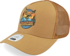 Trucker-Brixton Ridgewood C Hat Copper/Copper A-Frame Trucker -