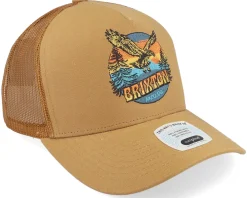 Trucker-Brixton Ridgewood C Hat Copper/Copper A-Frame Trucker -