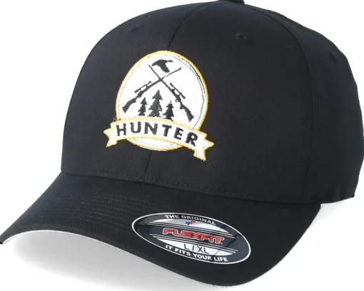 Flexfit-Hunter Rifles Badge Black Flexfit -