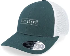 Clearance Black Clover Rigsby Green W White Mesh W Patch Trucker -