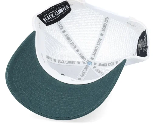 Clearance Black Clover Rigsby Green W White Mesh W Patch Trucker -