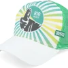 Clearance Coastal Rio White/Green Trucker -