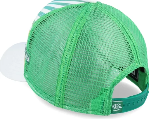 Clearance Coastal Rio White/Green Trucker -