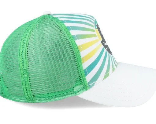 Clearance Coastal Rio White/Green Trucker -