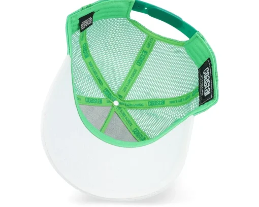 Clearance Coastal Rio White/Green Trucker -