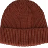 Short Beanies-Djinns Rip Knit #2 Rust Short Beanie -