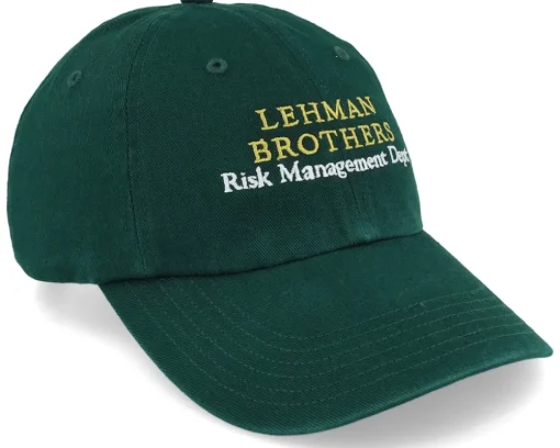 Dad Cap-Iconic Risk Management Department Dark Dad Cap - Green