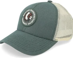 Trucker-Brixton Rival Stamp X Mp Mesh Cap Silver Pine/Off White Trucker -