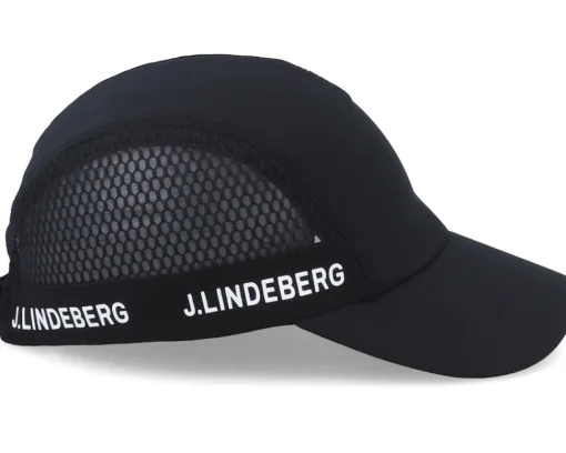 Sale J.Lindeberg Rock Cap Black 5-Panel -