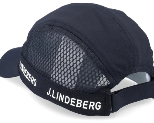 New J.Lindeberg Rock Golf Cap Black Dad Cap -