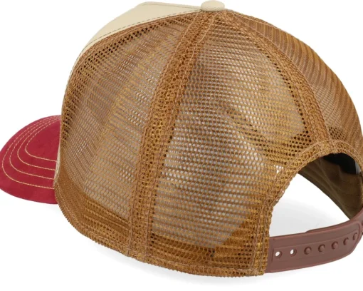 Trucker-Stetson Rodeo Beige/Wine A-Frame Trucker -