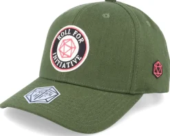 Adjustable-Critiql Hit Roll For Initiative Logo Olive Adjustable -