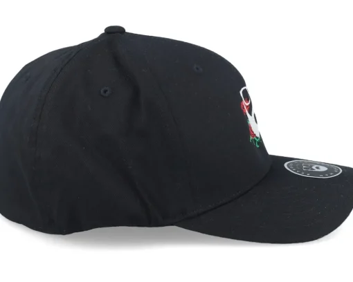 Sale Bearded Man Rose Logo Black Flexfit -