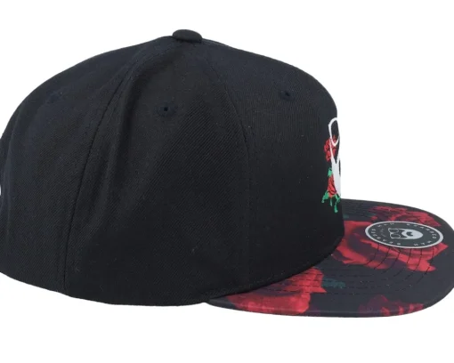 Snapback-Bearded Man Rose Logo Black/Rose Snapback -