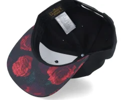Snapback-Bearded Man Rose Logo Black/Rose Snapback -