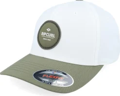 Flexfit-Rip Curl Routine Cap Bone/Green Flexfit -