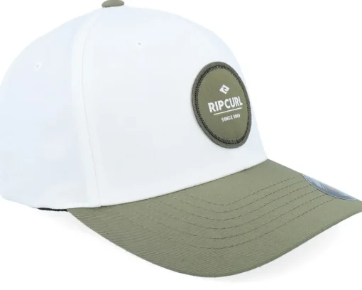 Flexfit-Rip Curl Routine Cap Bone/Green Flexfit -