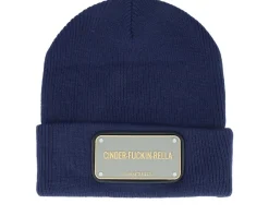 Cuff Beanies-John Hatter & Co Rubber Cinder-Fucking-Rella Navy Cuff -