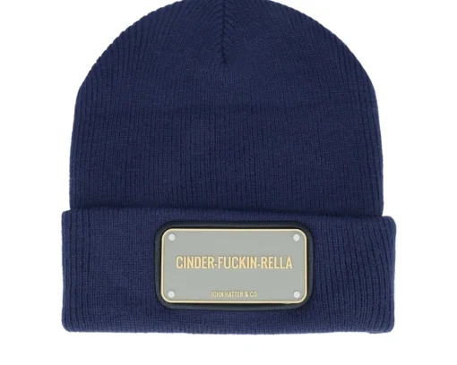 Cuff Beanies-John Hatter & Co Rubber Cinder-Fucking-Rella Navy Cuff -