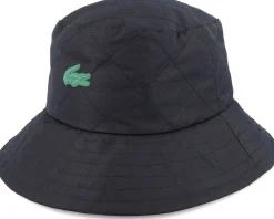 Online Lacoste Rubber Patch Stitch Bucket - Black