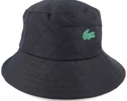 Online Lacoste Rubber Patch Stitch Bucket - Black