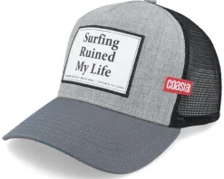 Trucker-Coastal Ruined Heather Grey Trucker -