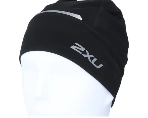 Sport-2XU Run Black/Black Beanie -