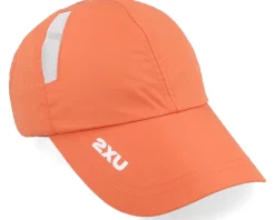 Sport-2XU Run Cap Ember/White Dad Cap - Orange