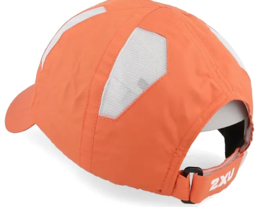 Sport-2XU Run Cap Ember/White Dad Cap - Orange