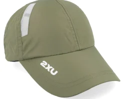 Sale 2XU Run Cap Hunter /White Dad Cap - Green