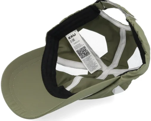 Sale 2XU Run Cap Hunter /White Dad Cap - Green