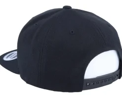 Snapback-Iconic S Letter 3D Black Snapback -