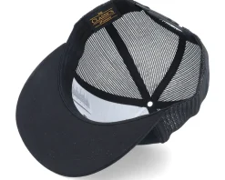 Trucker-Iconic Sad Zombie Brains Black Trucker -