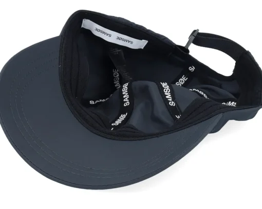 Dad Cap-Samsøe Samsøe Sahennie Cap Washed Black Dad Cap -