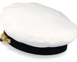 Vega-CTH Ericson Sailor Sr. Wool Blend White Flat Cap -