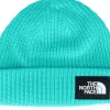 Hot The North Face Salty Dog Apres Blue Short Beanie -