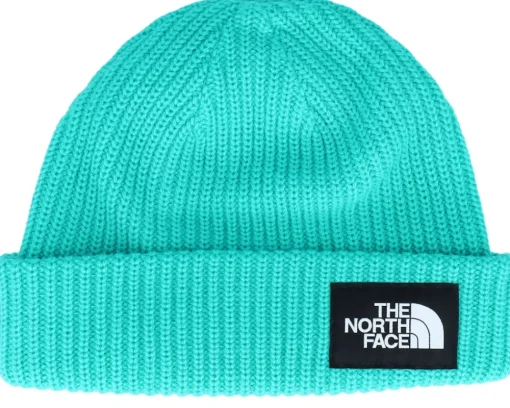 Hot The North Face Salty Dog Apres Blue Short Beanie -