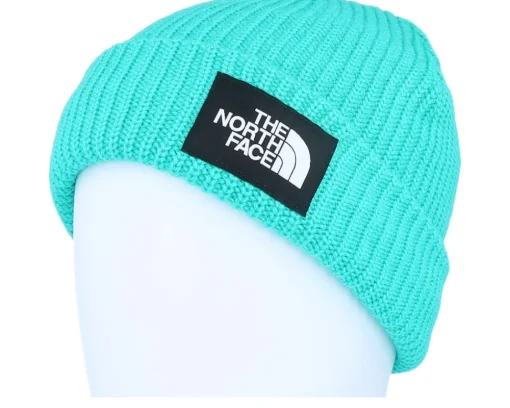 Hot The North Face Salty Dog Apres Blue Short Beanie -