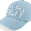 Dad Cap-Upfront Salty Semi Soft A-shape Denim Dad Cap -